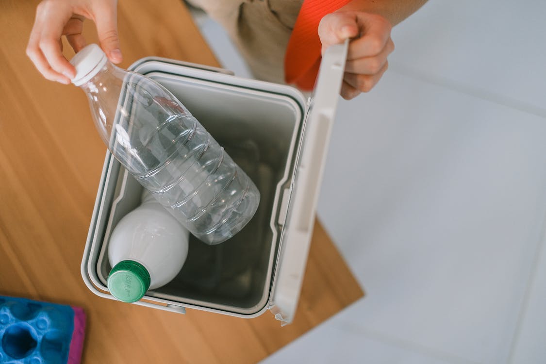 Domestic recyclign bin